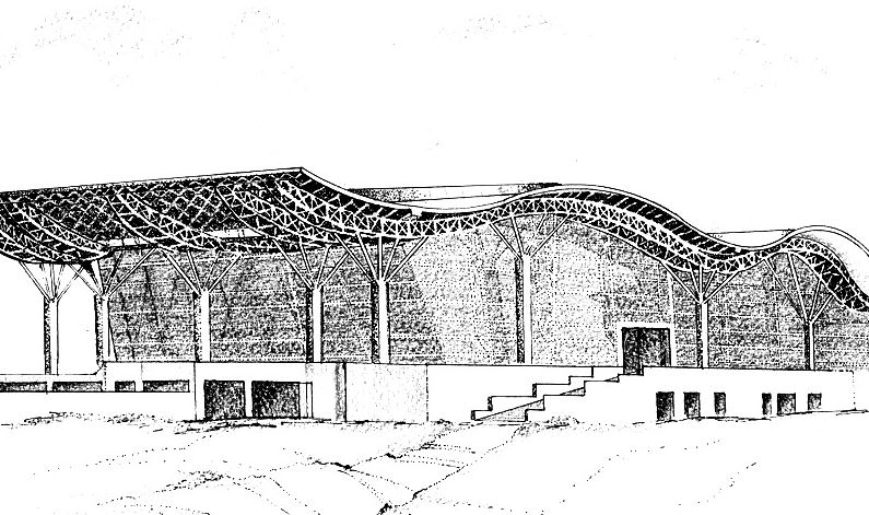 infosys cafeteria chandigarh IT park building sketch shilpa ahuja