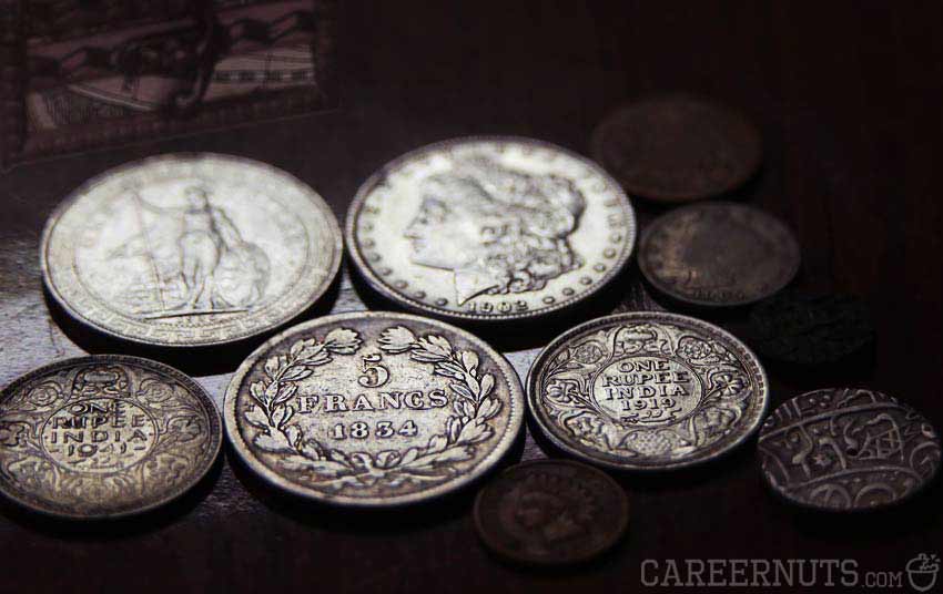 old coins rare collection india rupee dollar