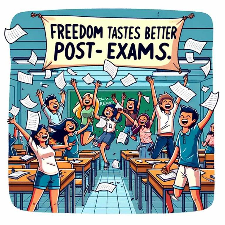 Exams Over Quotes and Captions